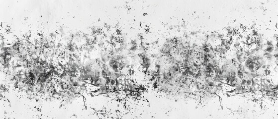 Pencil sketch style, panoramic close-up, high detail scan of stained paper, on white background, Generative AI