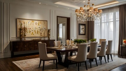 Modern luxury interior designs.Accent furniture and a blank background.Interior trend 2024 year Modern luxury apricot room interior home designs. Mockup wall, Mockups