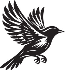 Fototapeta premium Bird Vector Style Illustration 2024