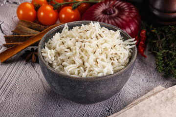 Indian cuisine jeera basmati rice