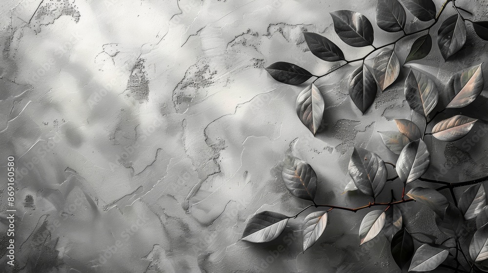 Wall mural Gray Background with a Touch of Charming Texture 