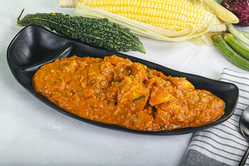 Indian cuisine - Kadai chicken masala