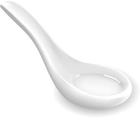 White realistic mockups dishware tableware kitchenware. Empty clean ceramic  porcelain plates, chinese style kitchenware.