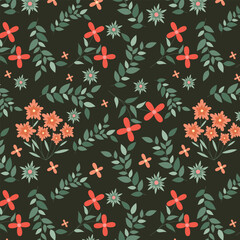 seamless vector floral pattern for seamless floral vector, fabric, print and wrapping paper 
