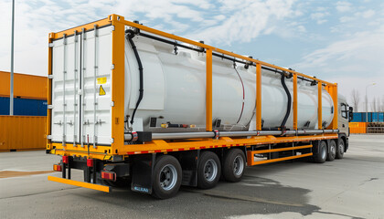 Global Logistics Business with Chemical Tank Container for Bulk Liquid Transport