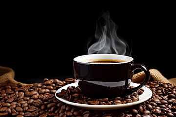 cup of coffee. Generative Ai