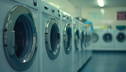 Cinematic Perspective: White Washing Machines in Real World 