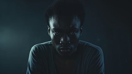 Obraz premium Moody Portrait of a Man