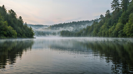 Foggy Morning Calm 