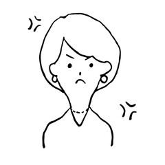 会社員 素敵なSさん(35) ぷんぷん カラー 手描き