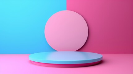 3d product display podium on soft colored background for showcasing items effectively