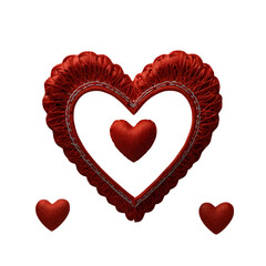 Red heart illustration png.5000x5000 px.