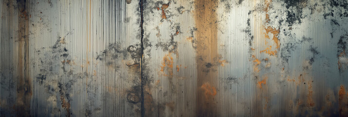 Weathered Metal Surface with Rust and Corrosion Texture Background