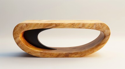 Modern Console Table isolate on white background: Sleek and minimalist, crafted from metal, glass, or acrylic for contemporary interiors.
