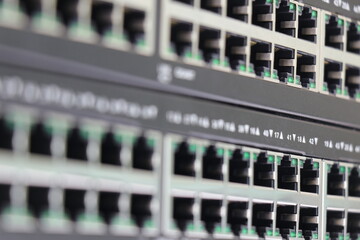 Switch for network connected with RJ45