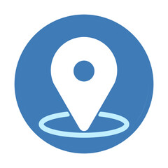 Map Icon in Blue