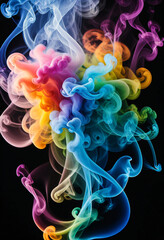 Rainbow smoke