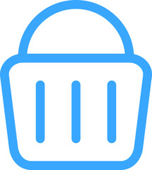 Cart two color icon