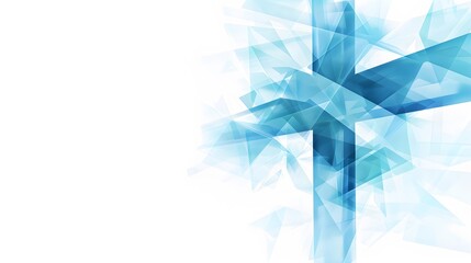 colorful medical cross background