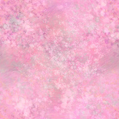Pink spring bloom Abstract blurred painted seamless pattern Grunge effect Grainy multicolor background Delicate pastel colors