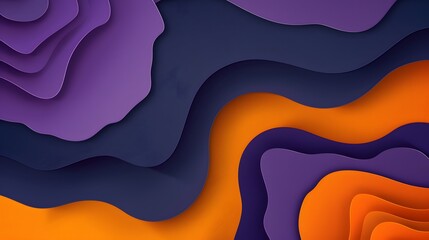 purple and orange purple wave background 