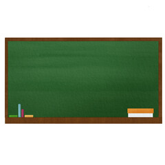 blackboard with chalk © Doungkamol