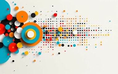 Obraz premium Abstract Colorful Circles Background.