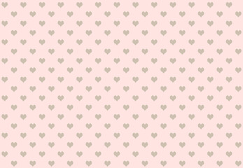 Heart AntiqueWhite3 color on pink background. For Background.
