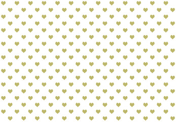 Heart DarkKhaki color on white background. For Background.