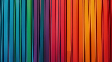 Obraz premium Vertical colored lines forming a sleek, modern look.