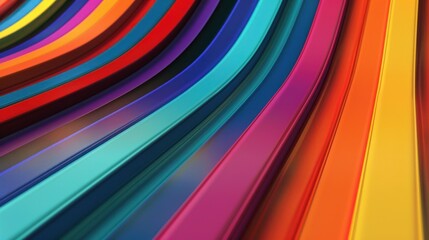 Colorful parallel stripes in vibrant abstract design.
