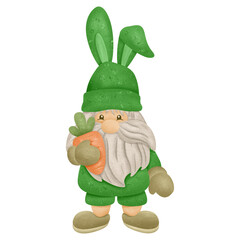 gnome easter clipart element