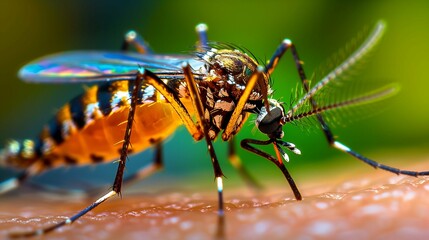 Fototapeta premium mosquito isolated on white background