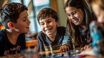 Captivating Family Game Night Filled with Laughter and Shared Experiences