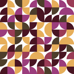 Abstract Geometric Pattern generative computational art illustration, Colourful easy pattern eps10
