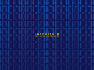 Premium background design with dark blue modern pattern. Vector horizontal template, for digital luxury business banner, contemporary formal invitation, luxury voucher, gift certificate, etc.