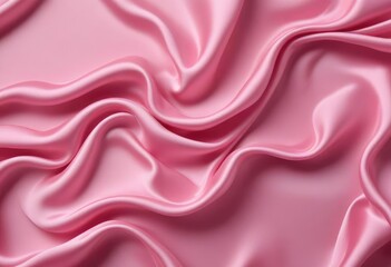 pink silk fabric background, view from above. Smooth elegant black silk or satin luxury cloth texture can use as abstract background with copy space, close-up