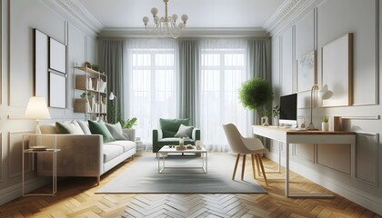 Fototapeta premium modern living room