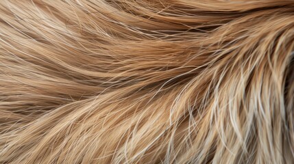 Fototapeta premium A small beetle with brown and red markings walks on a white feather against a soft, blurred background