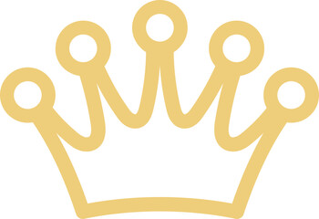 Crown Outline Illustration