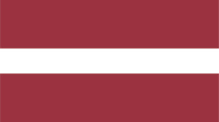 Official vector flag of Latvia. Illustration eps10.