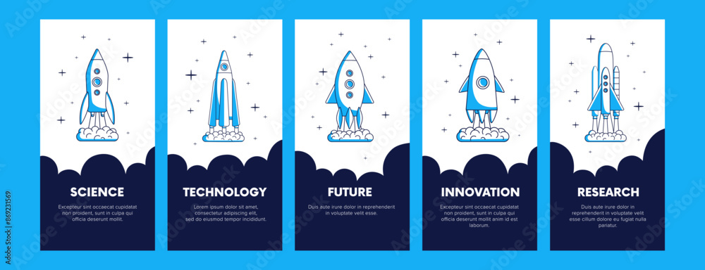 Poster onboarding cards design of startup app set. ui templates of welcome walkthrough screens. gui of slid
