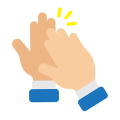 Fototapeta premium Applause Vector Flat Icon Design