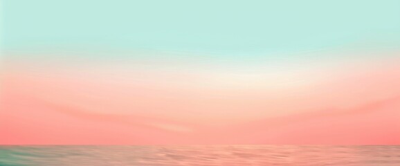 Obraz premium Gentle Teal To Light Rose Gradient , Wallpapers HD, Background