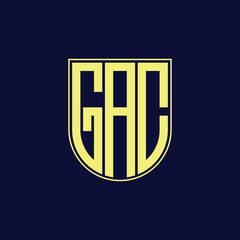 gac letter logo design