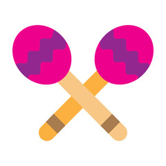 Cinco De Mayo Vector Flat Icon Design