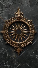 Circle Round Star Illustration with Lights