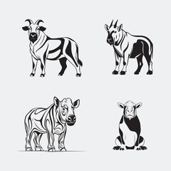 Premium Animal Vector Designs for Graphic Designers | High-Quality, Editable Vectors