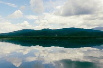 Opening clip, top view, mountain view at Phipun District ,The village with the best weather in Thailand.