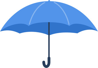 Flat umbrella illustration. Cartoon umbrella. Vector format file.
